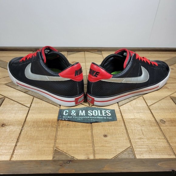 Nike Sweet Classic Low Retro BRS Shoes Black Red Silver 318333-009 RARE SZ 11.5 - Picture 5 of 9